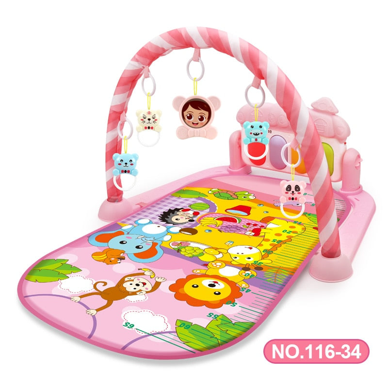 Baby Playmate Music Rack With Piano Keyboard Puzzle Carpet