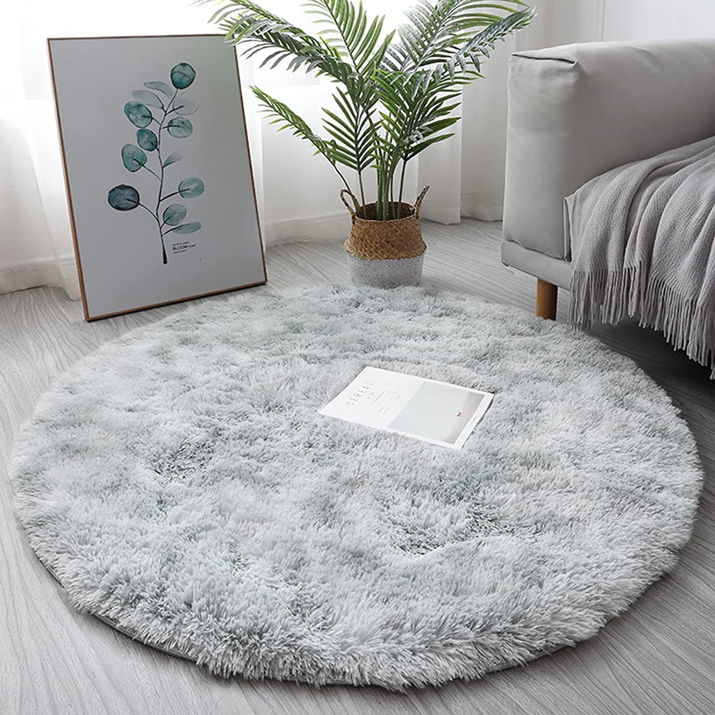 Bubble Kiss Thick Round Rug