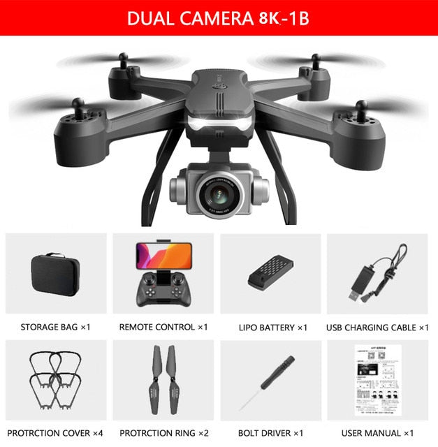 Professional GPS Camera 8K HD 5G FPV WIFI Drone