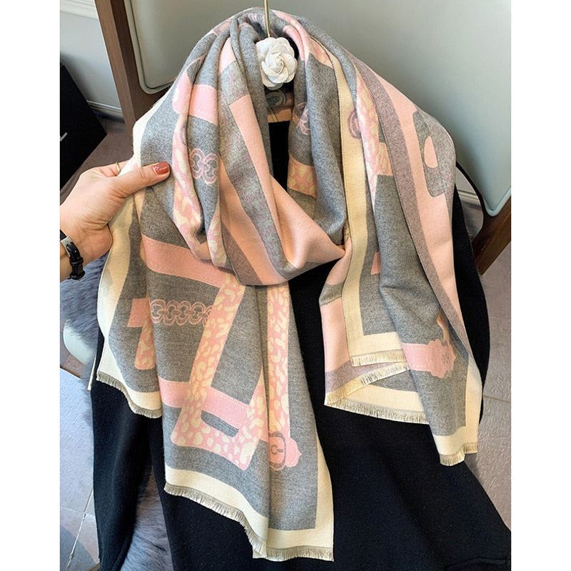 185*65cm Luxury Winter Cashmere Scarf