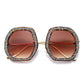 Oversized Luxury Diamond with Shiny Crystal Sunglasses