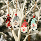 9/12 PCS  Christmas Wooden Pendants