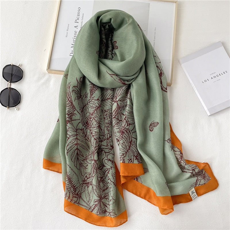 180*90cm New Design Fashion Print Scarf