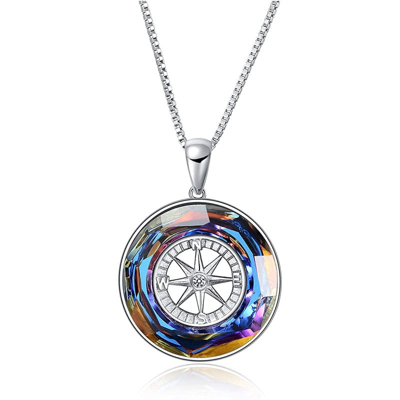 Tree of Knowledge Crystal Round Necklace