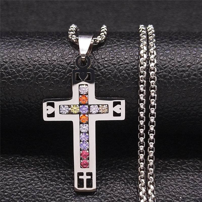 Catholic Jesus Cross Necklace