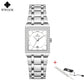 WWOOR women's high quality brand design square diamond, small watch.