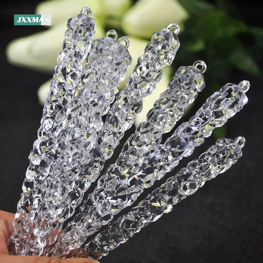 6 PCS Christmas Decoration Ice Tree Hanging Ornament