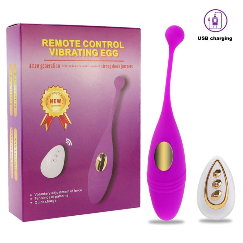 Wireless Remote Control Vibrator 10 Modes