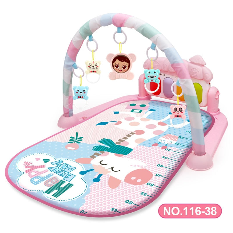 Baby Playmate Music Rack With Piano Keyboard Puzzle Carpet