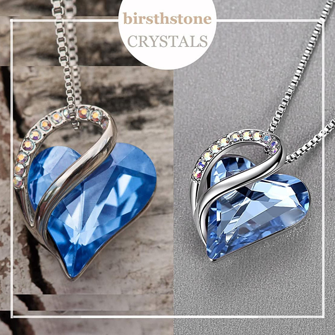 Gorgeous Ocean Heart Necklace