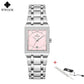 WWOOR women's high quality brand design square diamond, small watch.