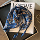 102*62cm Luxury Brand Printed Triangle chiffon Scarf