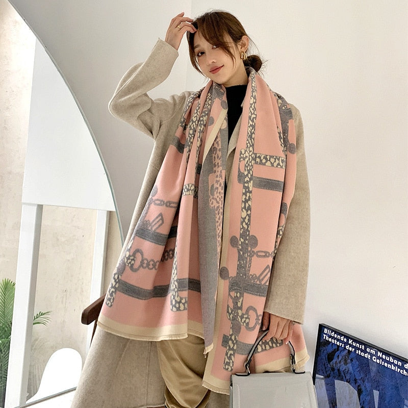 185*65cm Luxury Winter Cashmere Scarf