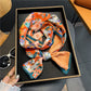 17*150cm Long Horse Silk Scarf