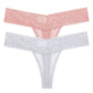 2 PCS/Set Lace Thongs