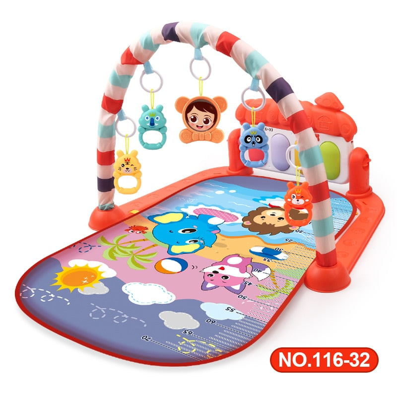 Baby Playmate Music Rack With Piano Keyboard Puzzle Carpet