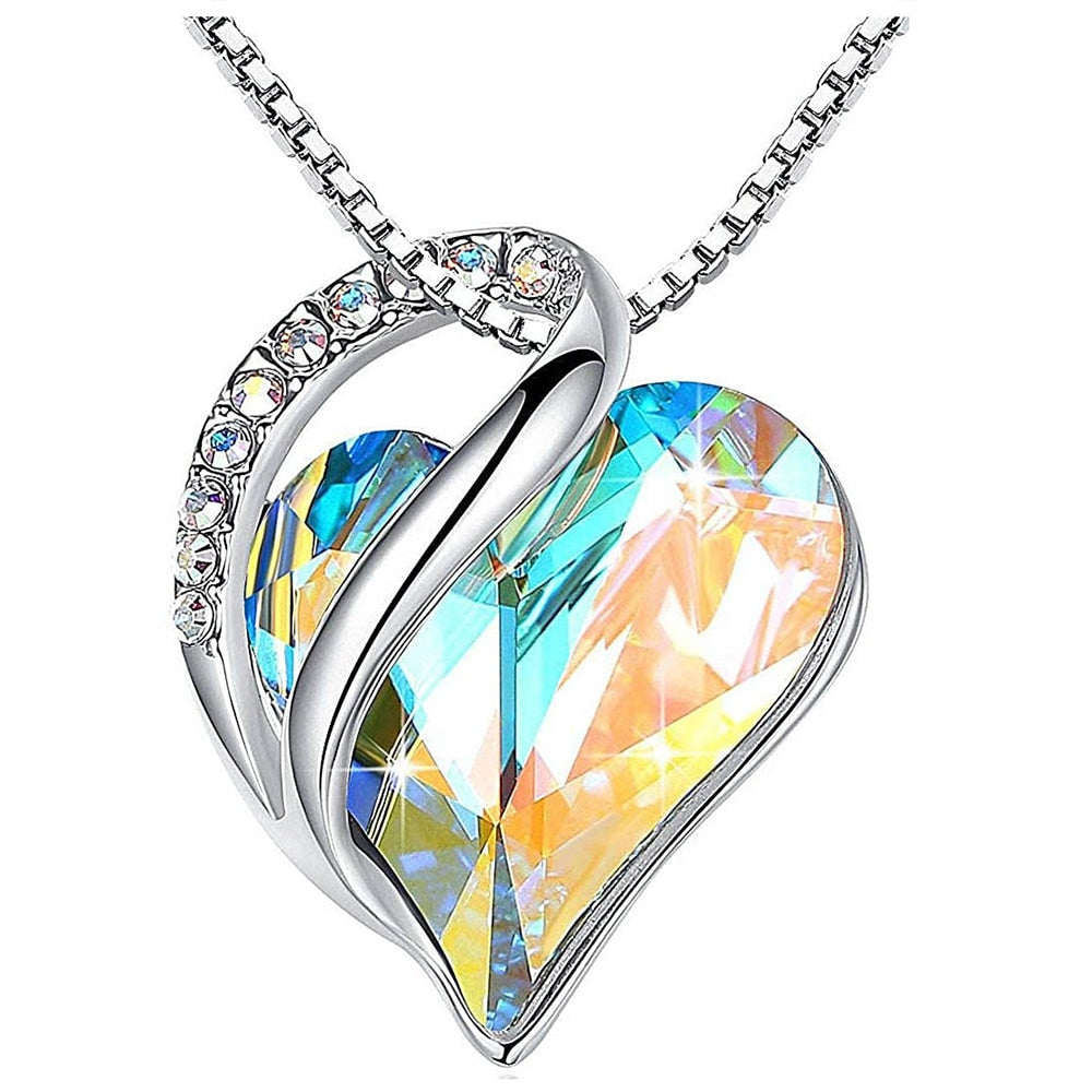 Gorgeous Ocean Heart Necklace