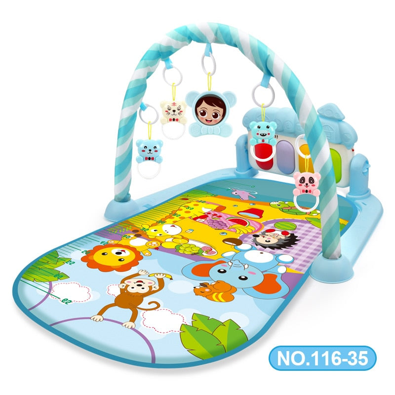 Baby Playmate Music Rack With Piano Keyboard Puzzle Carpet