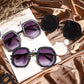 Oversized Luxury Diamond with Shiny Crystal Sunglasses