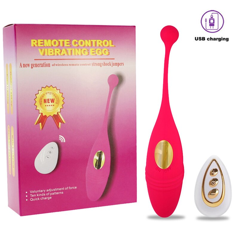 Wireless Remote Control Vibrator 10 Modes