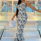 Hugcitar Zebra Print Elegant Outfit