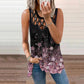 Vintage Floral Summer Casual Sleeveless Shirt