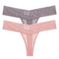 2 PCS/Set Lace Thongs