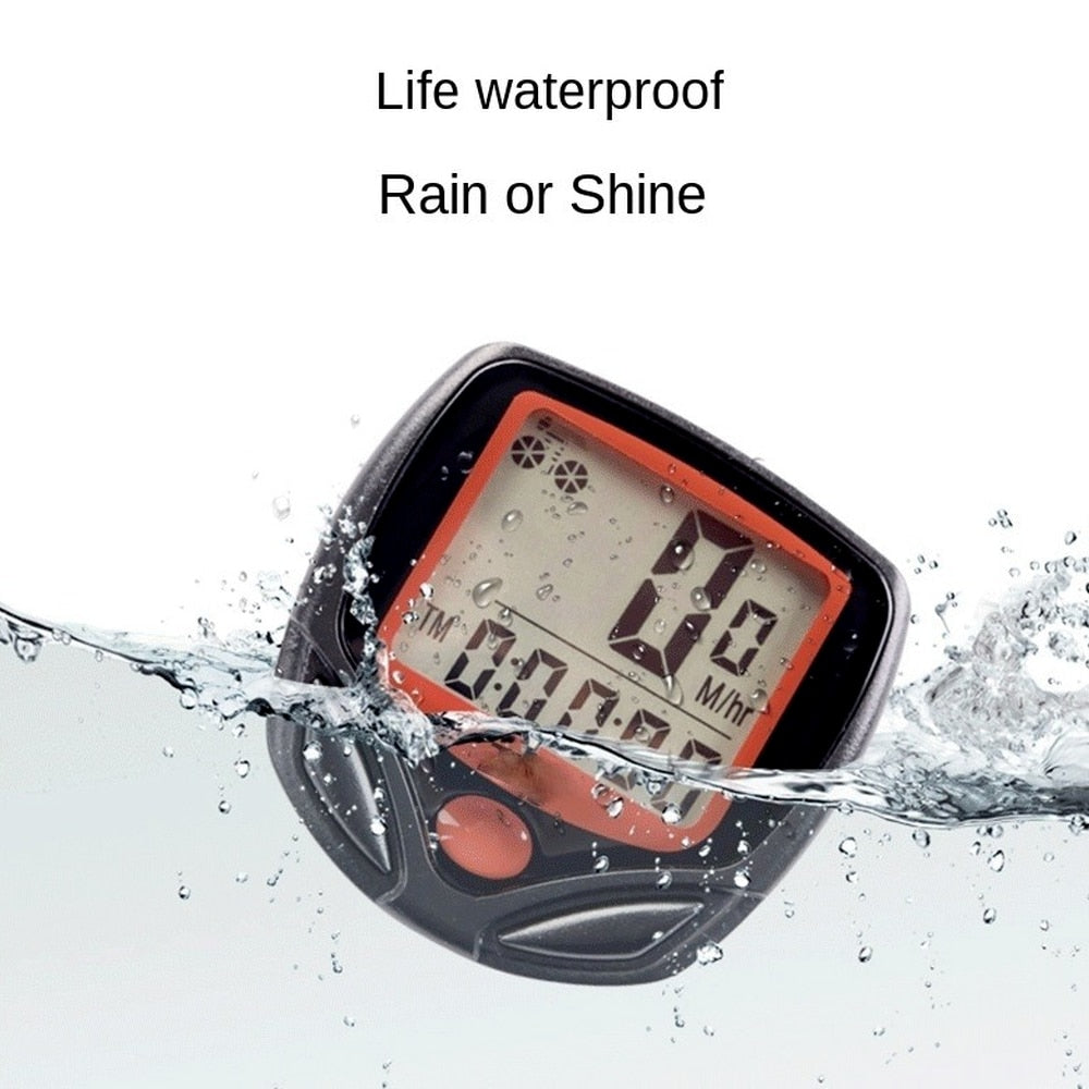 Waterproof Bicycle LCD Display Computer Speedometer