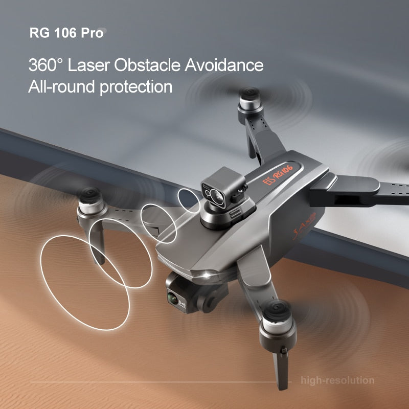 RG106 MAX GPS 6K Professional Dual HD Camera with 3-Axis Gimbal FPV Obstacle Avoidance Drone