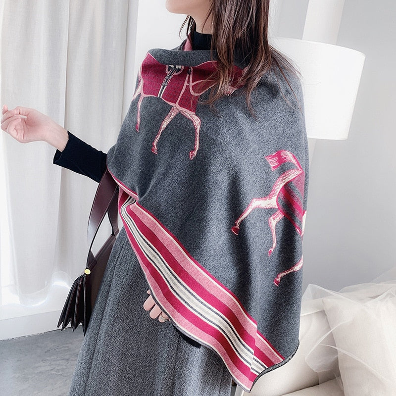 185*65cm Luxury Winter Cashmere Scarf