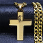 Jesus Stainless Steel Cross Necklace