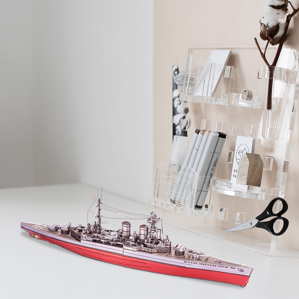 Battleship HMS "HOOD" 3D Metal Puzzle Model