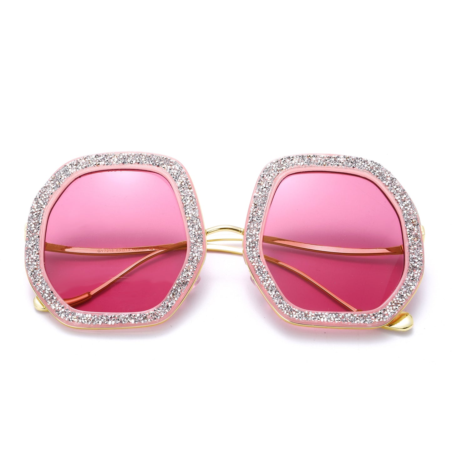 Oversized Luxury Diamond with Shiny Crystal Sunglasses