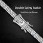 3/4mm 925 Sterling Moissanite Tennis Bracelet, GRA