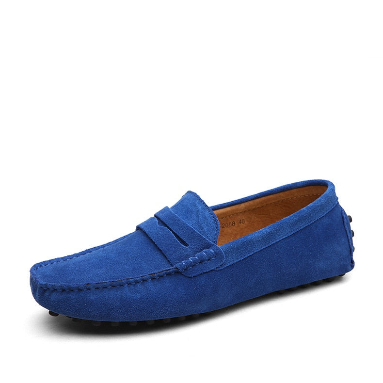 Men Fashion  Genuine Leather  Loafers Moccasins 2020