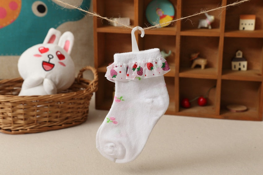 Strawberry Baby Girl Socks