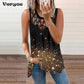 Vintage Floral Summer Casual Sleeveless Shirt