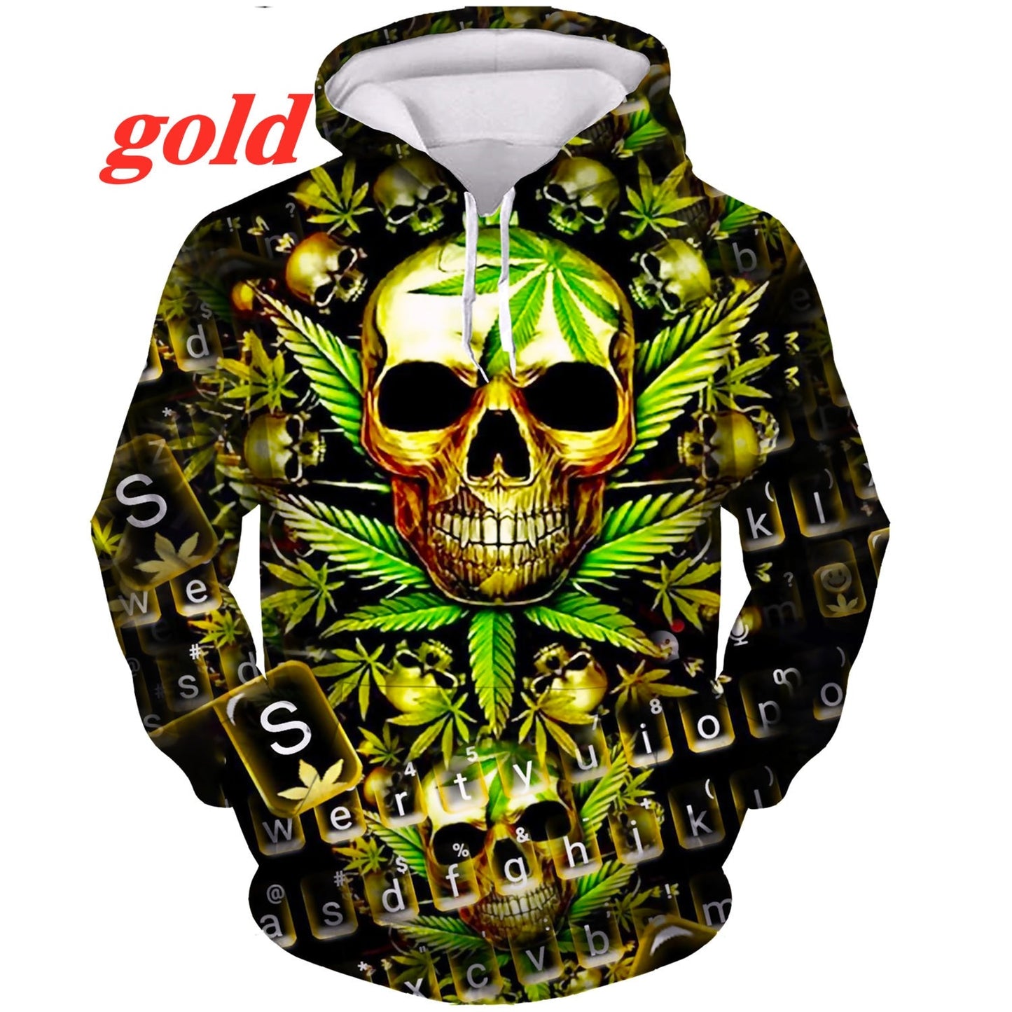 3D Weeds Hoodie Printing Sweatshirts