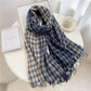 200*65cm Luxury Plaid Cashmere Long Pashmina Scarf