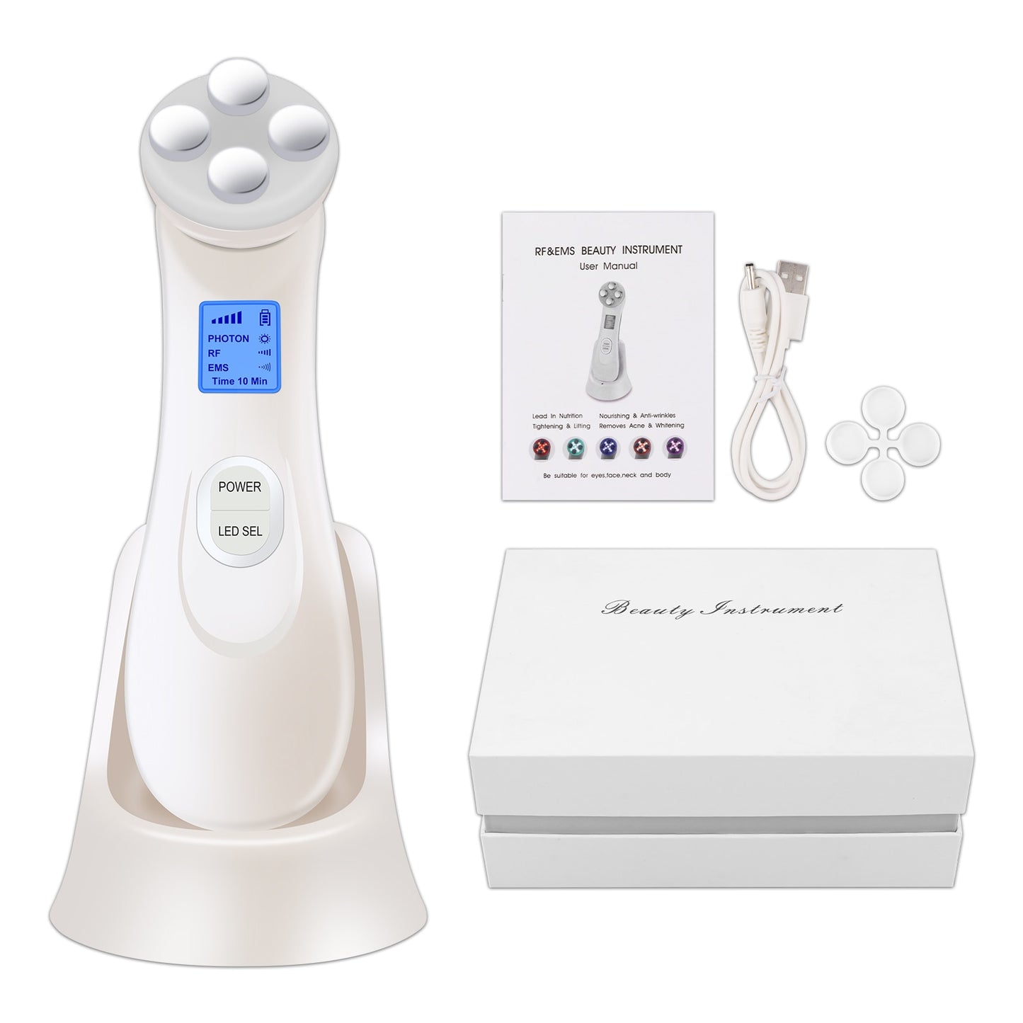 5 In 1 RF&EMS Radio Frequency Face Beauty Device