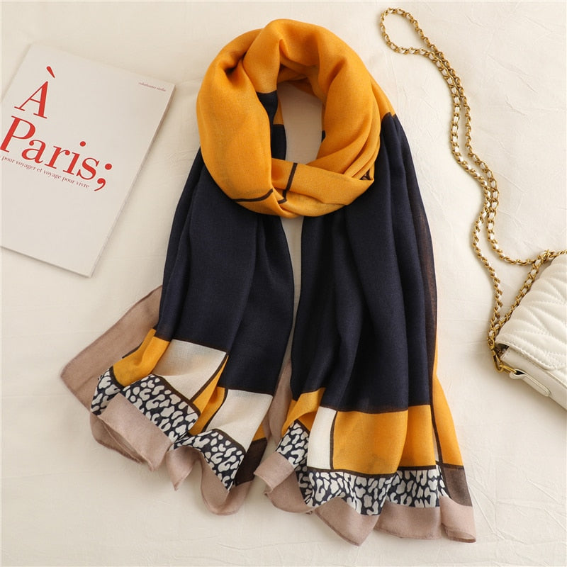 180*90cm New Design Fashion Print Scarf