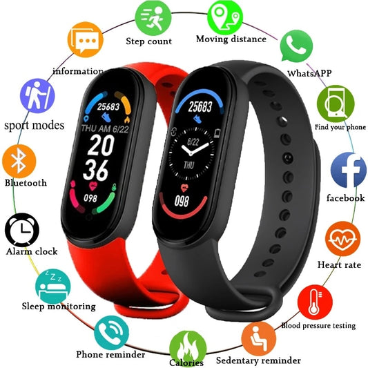 M6 Smart Watches For Apple, Xiaomi, Android