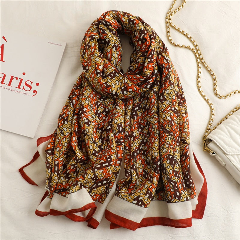 180*90cm New Design Fashion Print Scarf