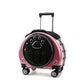 Pet Dog Cat Trolley Breathable  Suitcase  with Wheels