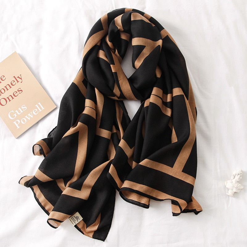 180*90cm New Design Fashion Print Scarf