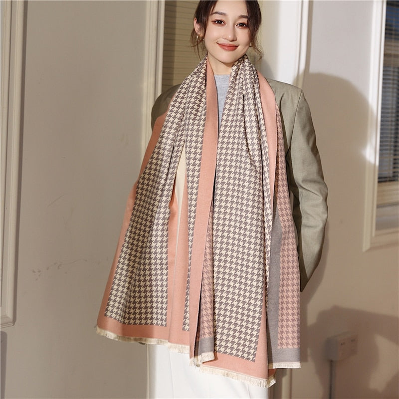 190x65cm, 69 Varieties New Winter Iron Tower imitation Cashmere Scarf