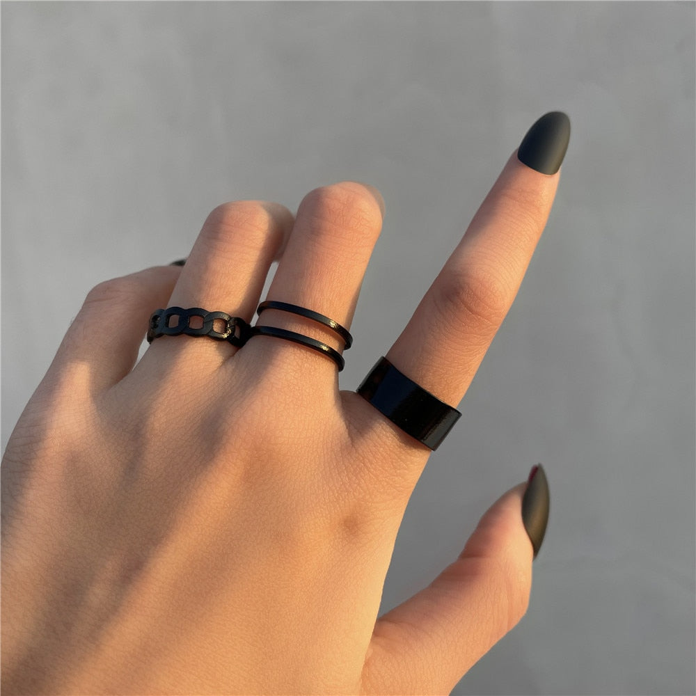 7pcs Fashion Rings for the Queen of Sheba