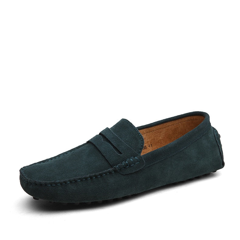 Men Fashion  Genuine Leather  Loafers Moccasins 2020