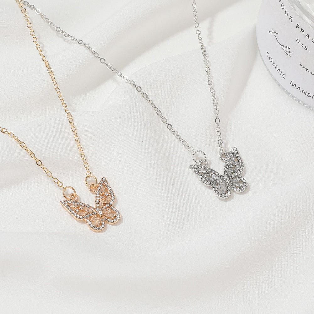 Butterfly and nice Pendant Necklaces