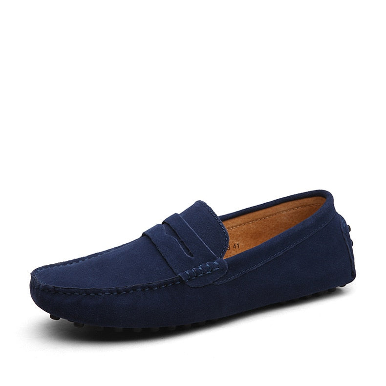 Men Fashion  Genuine Leather  Loafers Moccasins 2020